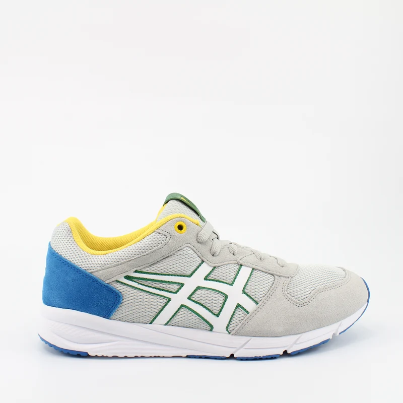 Onitsuka Tiger Shaw Runner Grey Synthetic Unisex Lace Up Trainers D40UQ 1101 7.5