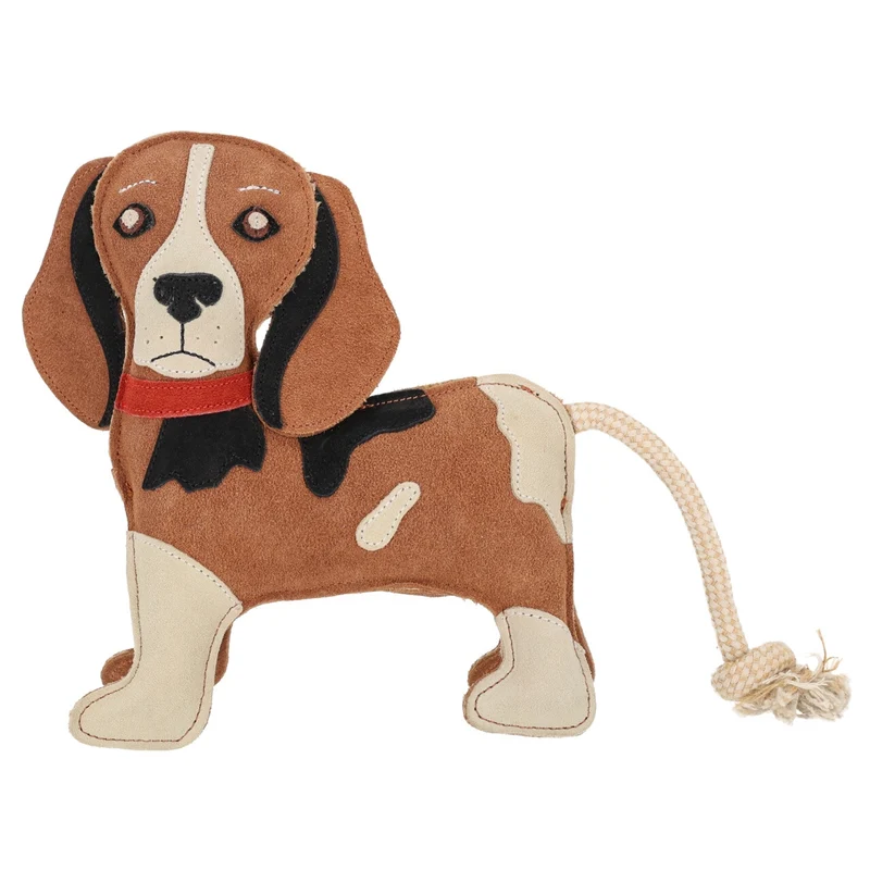 QHP 3D Beagle Dog Toy Brown / One Size