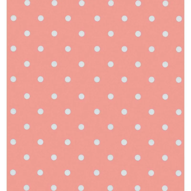 Plastico Adesivo 45Cmx15M Poa Rosa Vintage
