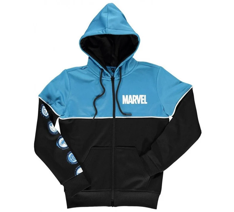 Sudadera chica Logo Marvel color azul M