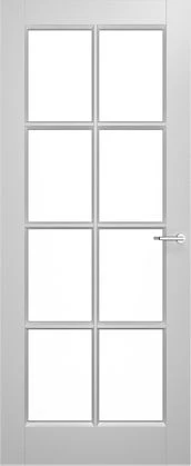 2Adore binnendeur Ambrosia facet profiel gegrond RAL9003 211,5x93 cm / Universeel / Stomp