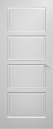 2Adore binnendeur Saffron facet profiel gegrond RAL9003 201,5x73 cm / Linksdraaiend / Opdek