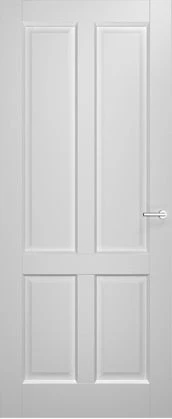 2Adore binnendeur Mallow facet profiel gegrond RAL9003 231,5x88 cm / Linksdraaiend / Opdek
