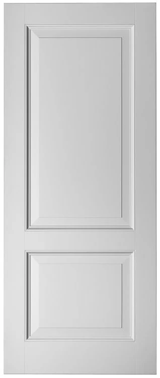 2Adore binnendeur Campanula klassiek s-profiel gegrond RAL9003 211,5x68 cm / Rechtsdraaiend / Opdek