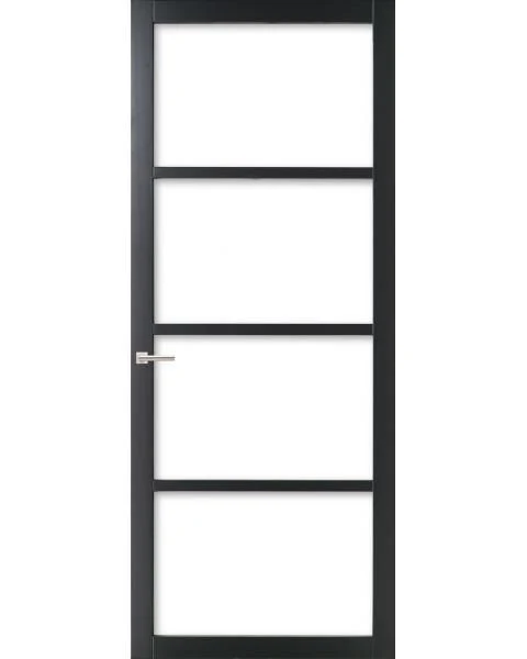 2Adore binnendeur Sedum gegrond RAL9017 231,5x73 cm / Universeel / Stomp