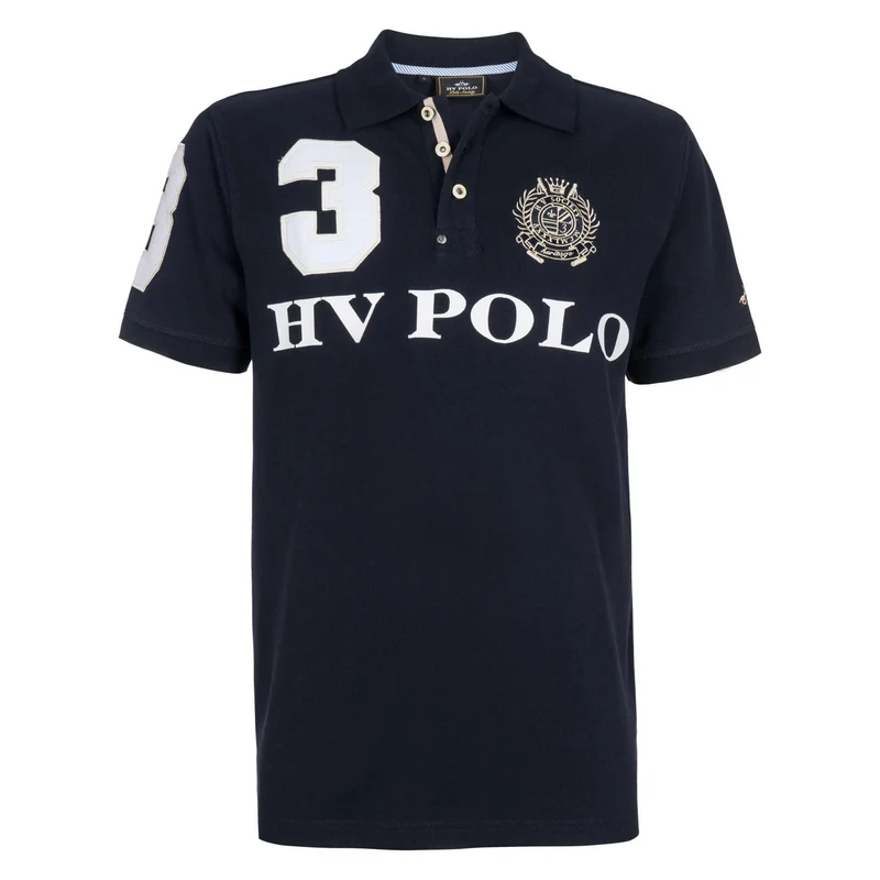 HV Polo Mens EQ Favouritas Polo Shirt Navy / 2X-Large