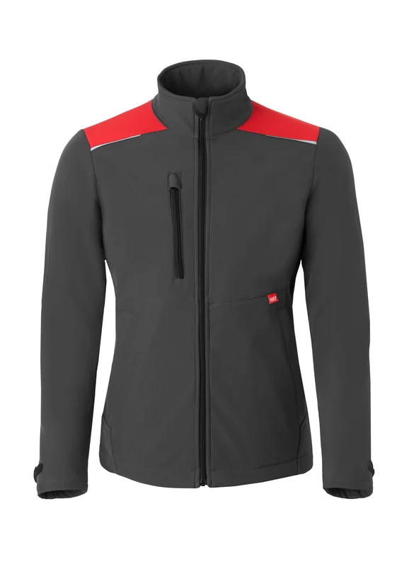 Softshell Jacket HAVEP® Shift charcoal/red / XS