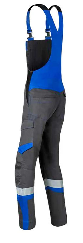 Bib & Brace HAVEP® 5-Safety Image+ charcoal/cornblue / G26