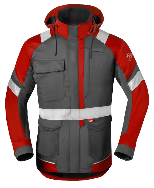Parka HAVEP® 5-Safety Image+ charcoal/red / 4XL