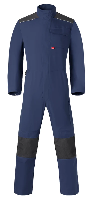 Coverall Kneepocket HAVEP® Shift indigo blue/charcoal / 57