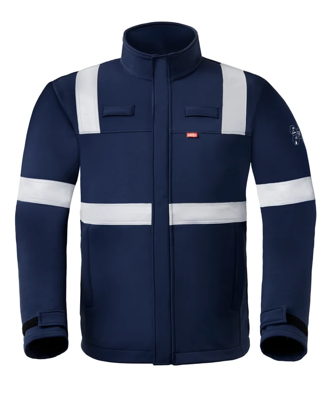 Softshell Jacket HAVEP® 5-Safety navy / L