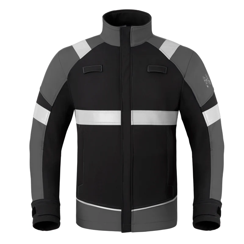 Softshell Jacket HAVEP® 5-Safety Image+ black/charcoal / L
