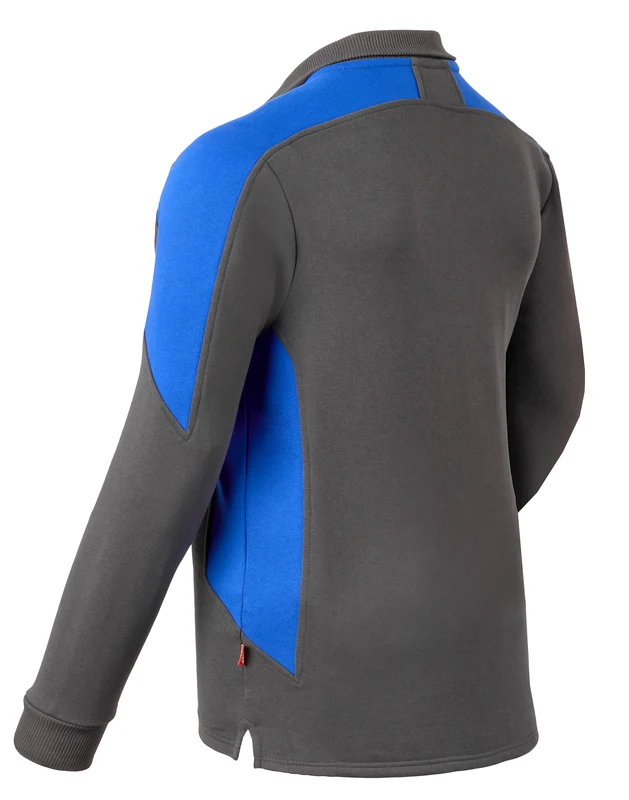 Zip Vest HAVEP® Bicolor charcoal/cornblue / XL