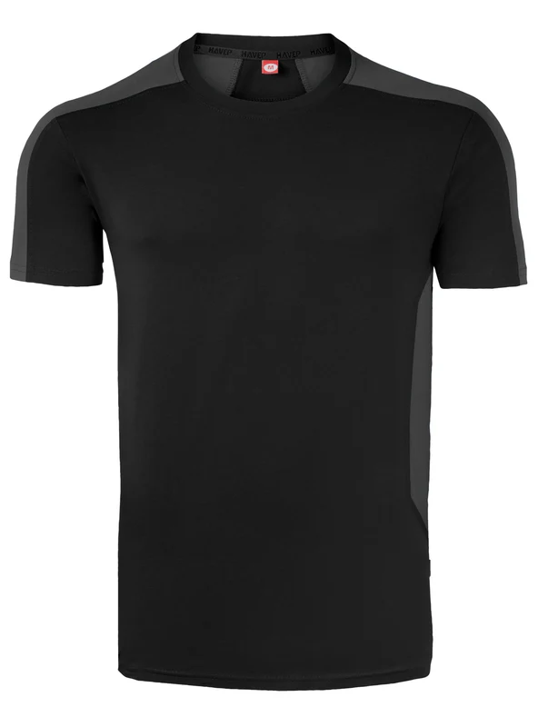 T-Shirt HAVEP® Bicolor black/charcoal / L