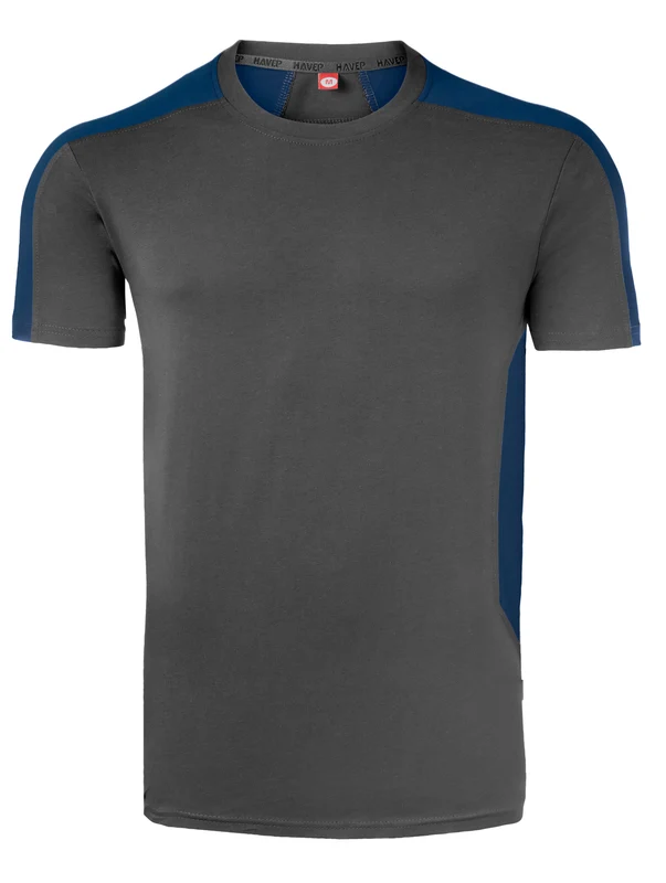 T-Shirt HAVEP® Bicolor charcoal/indigo blue / XL