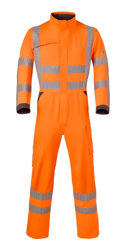 Coverall Stretch HAVEP® RWS+ high vis orange/charcoal / 66