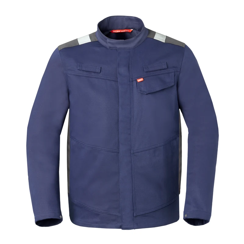 Work Jacket HAVEP® Force+ indigo blue/charcoal / 5XL