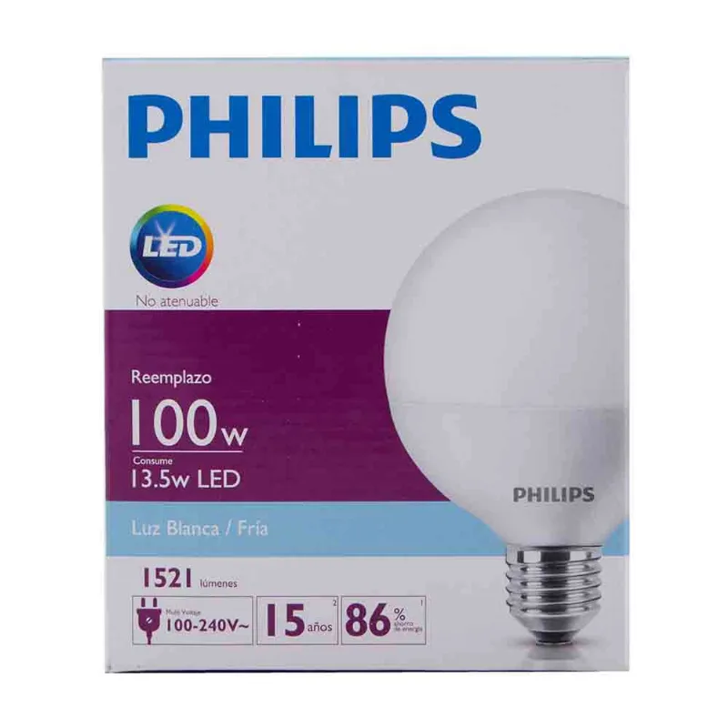 Lampara Philips?led Globe 13.5-100w G30 E27 Lampara Philips led Globe 13.5-100w G30 E27