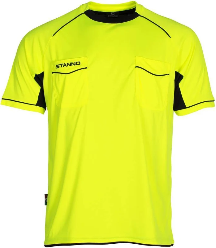 Stanno Bergamo Referee Shirt Ss XS / Geel