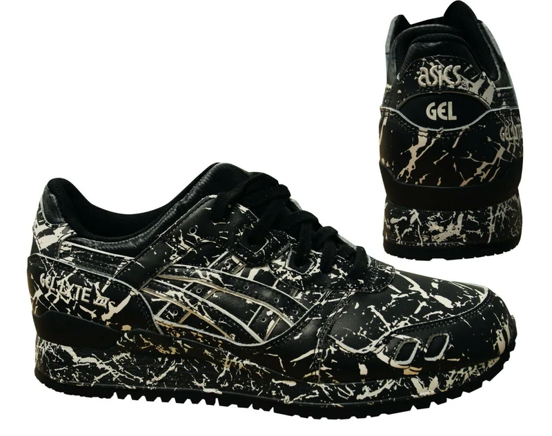 Asics Gel-Lyte III Marble Pack Black White Lace Up Mens Trainers H627L 9090 X11B 11.5