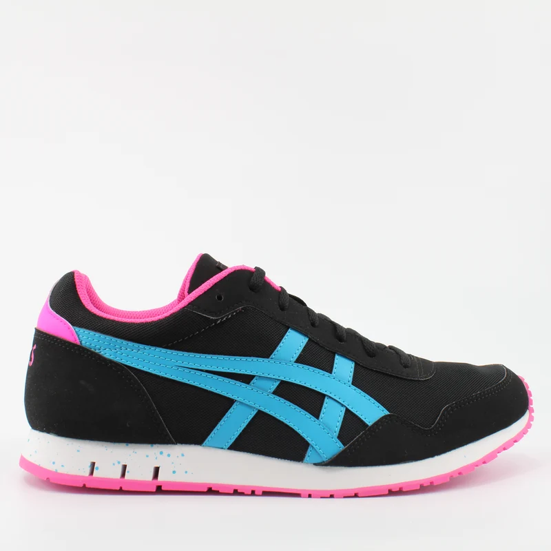 Asics Curreo Lace Up Synthetic Mens Trainers Black Blue HN537 9039 12