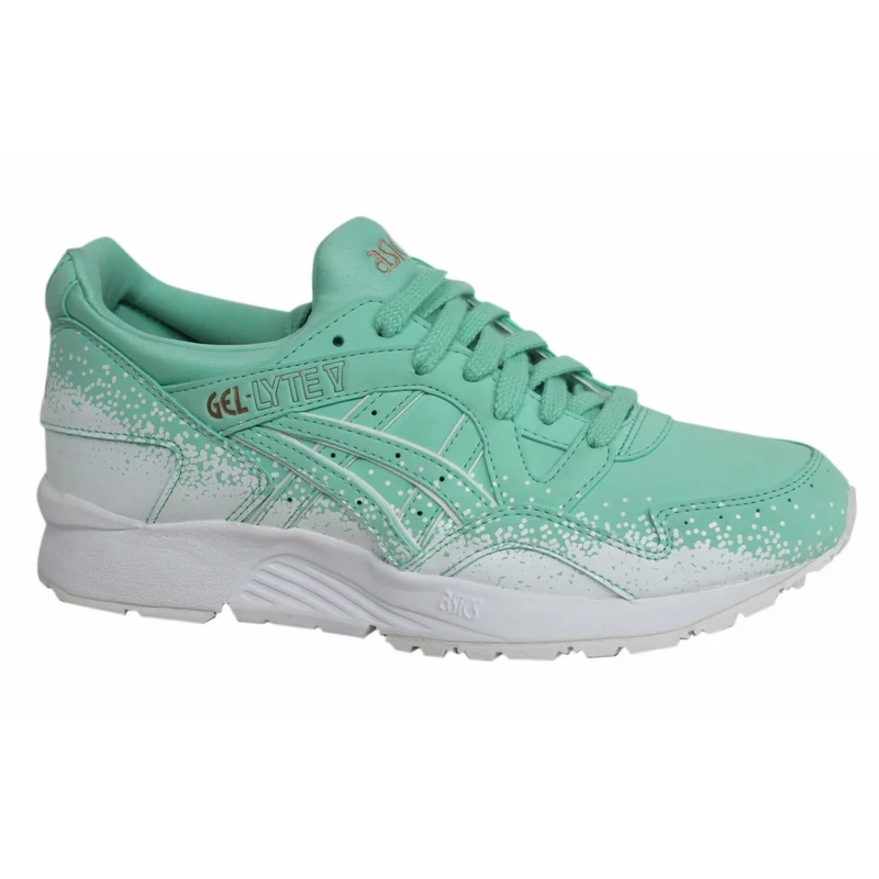 Asics Gel-Lyte V Lace Up White Mint Womens Trainers H6S6Y 7676 D71 8.5