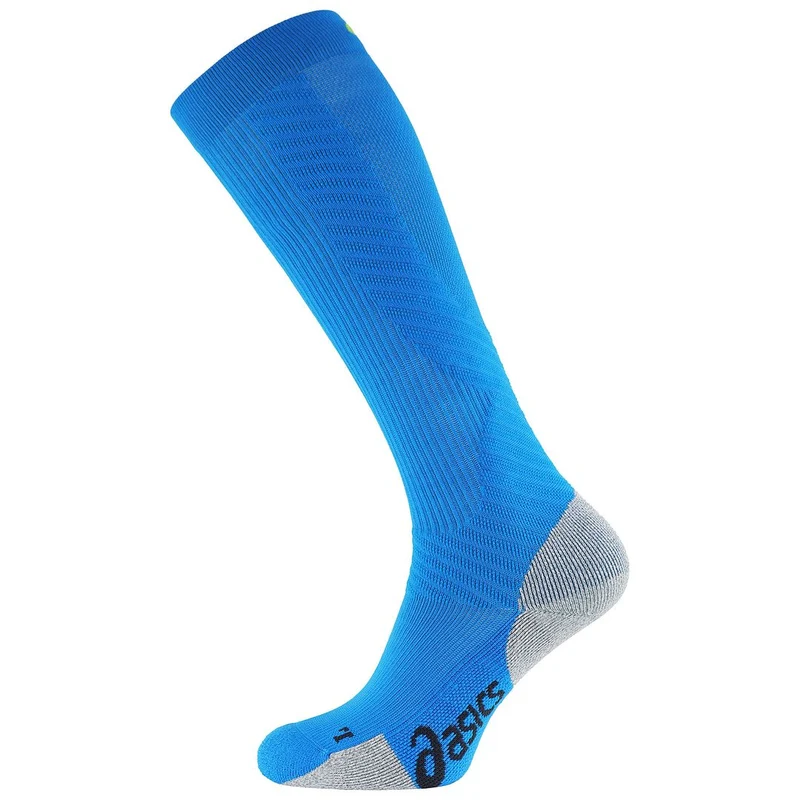Asics Logo Compression Support Medium Mens Blue Socks 9-10.5