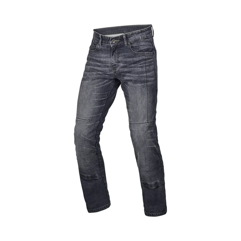 MACNA Revelin Hombre Motociclista Denim Vaqueros Gris oscuro 28 / Gris oscuro