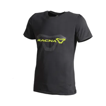 MACNA Logo Hombre Camiseta Negra 3XL / Negro