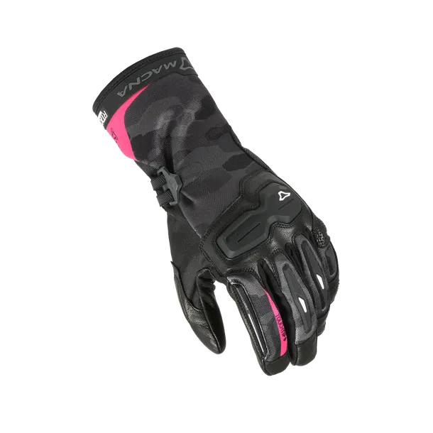 MACNA TERRA RTX MULHER MOTOCICLETA LUVAS PRETAS ROSA CINZA XS