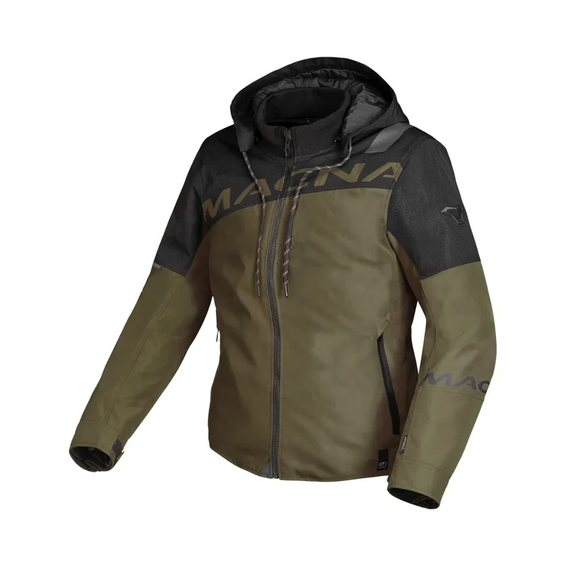 Macna Racoon mujer Chaqueta motociclismo turismo Verde Negro L / Verde Negro