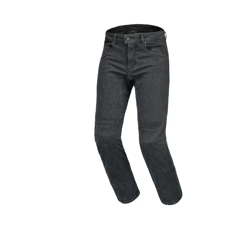 MACNA REVIBE Hombre Moto Denim Vaqueros Negro 32 / Negro