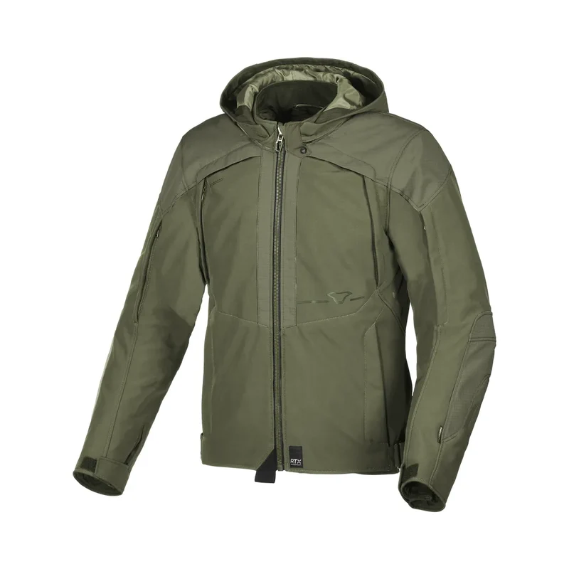 Chaqueta moto textil dos capas Macna Territor hombre Verde 3XL / Verde