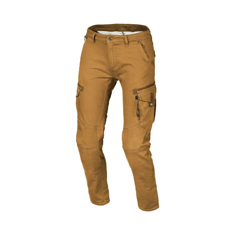 MACNA TAKAR Moto Hombre Cargo Vaqueros Marrón camello Short 34 / Marrón camello