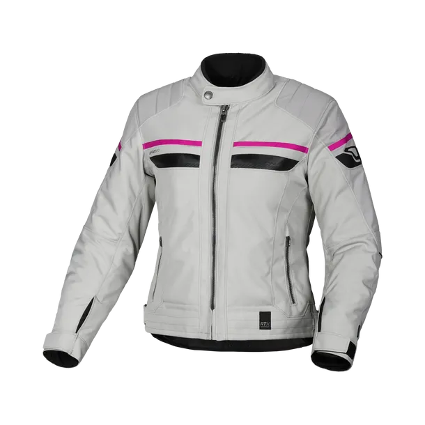 Macna Oryon mujer Chaqueta moto impermeable Gris Claro XS / Gris Claro
