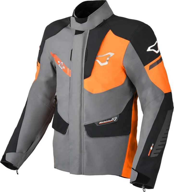 Macna Synchrone Chaqueta Aventura Gris Claro Negro Azul Naranja XL / Gris Claro Negro Azul Naranja