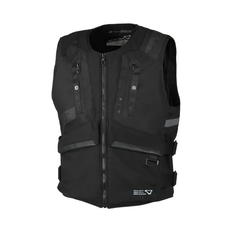 Macna MUTV-1 Chaleco impermeable montar Negro 2XL-3XL / negro