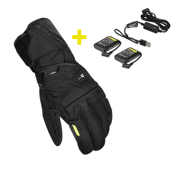 MACNA FOTON RTX 2.0 KIT HOMEM MOTOCICLETA AQUECIDAS LUVAS PRETAS L