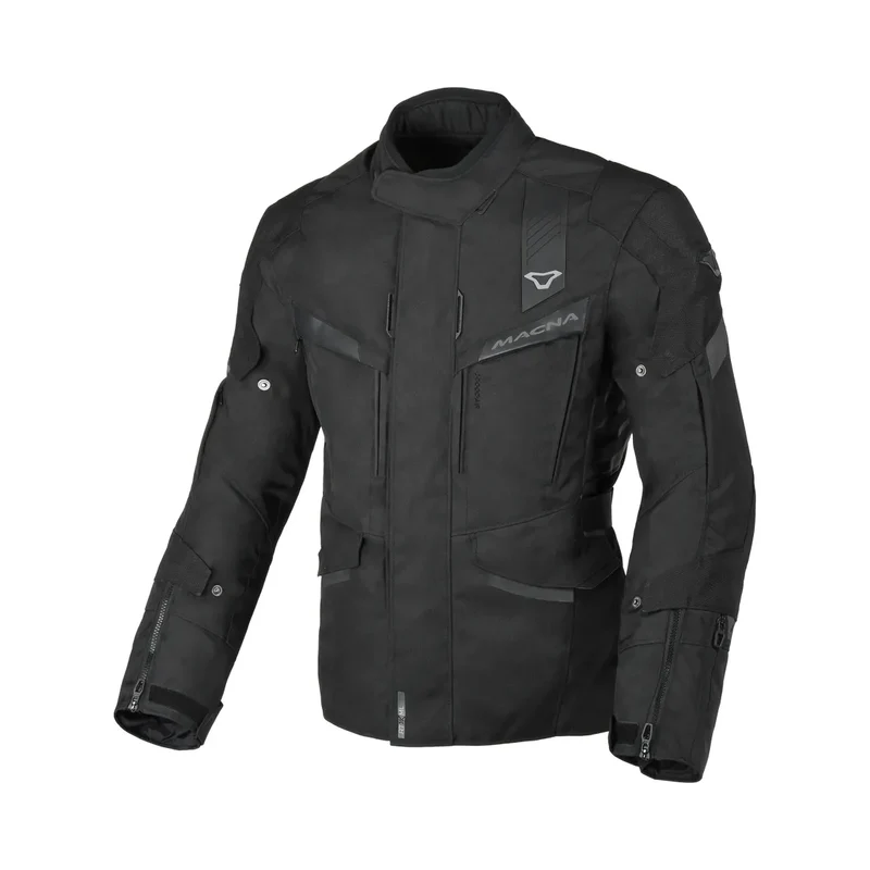 Macna Zastro hombre Chaqueta aventura turismo Negro S / Negro