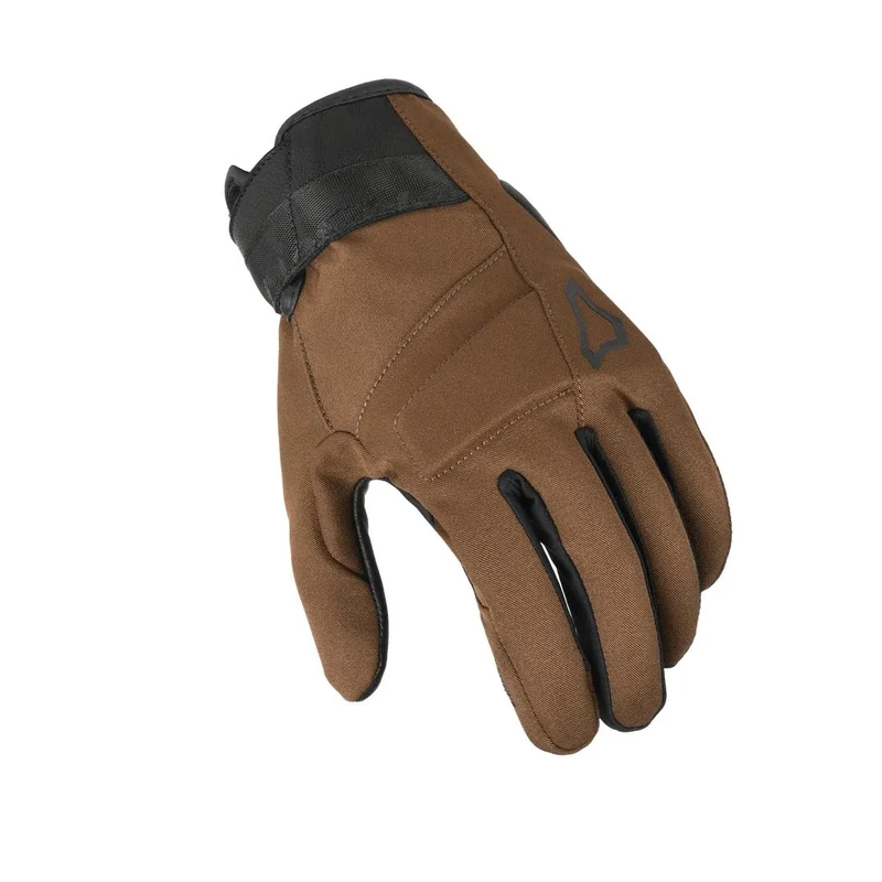 MACNA ASTRILL MOTOCICLETA COURO LUVAS CASTANHO PRETO XL