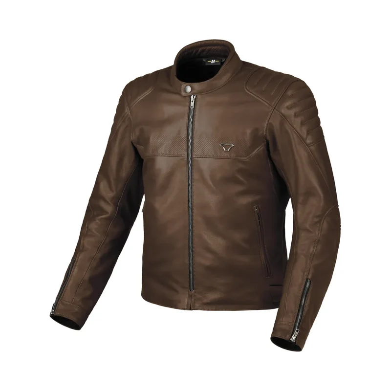 MACNA Lance 2.0 hombre Chaqueta cuero moto marrón 50 / marrón