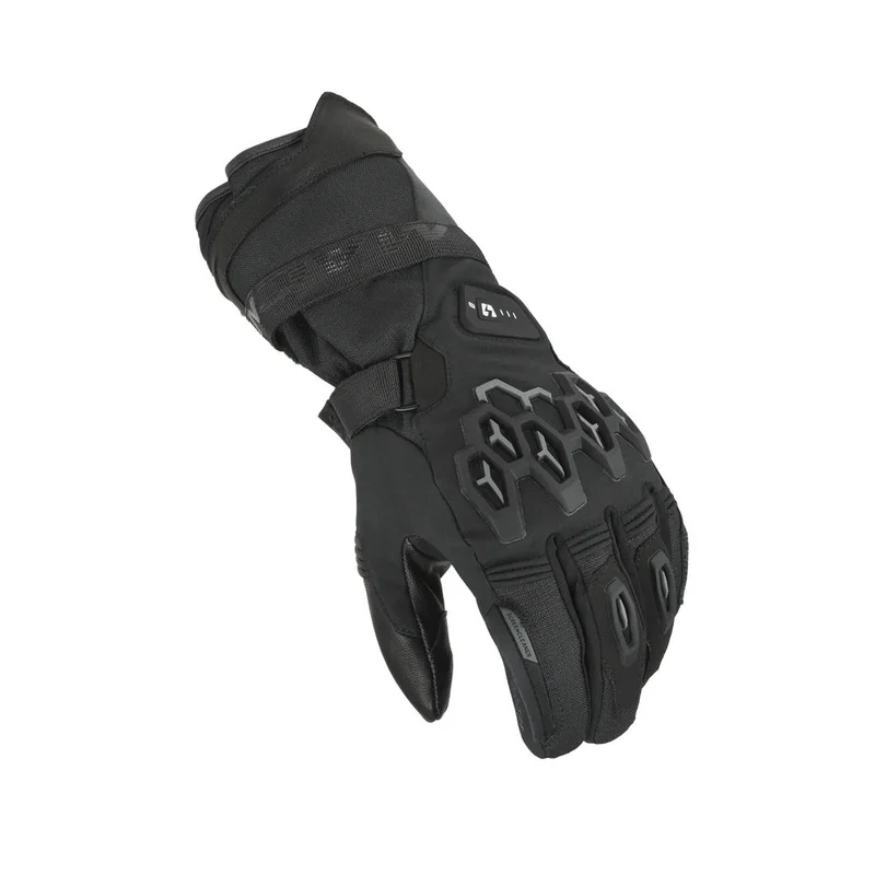 MACNA RAFINO RTX HOMENS MOTOCICLETA AQUECIDAS LUVAS PRETAS M
