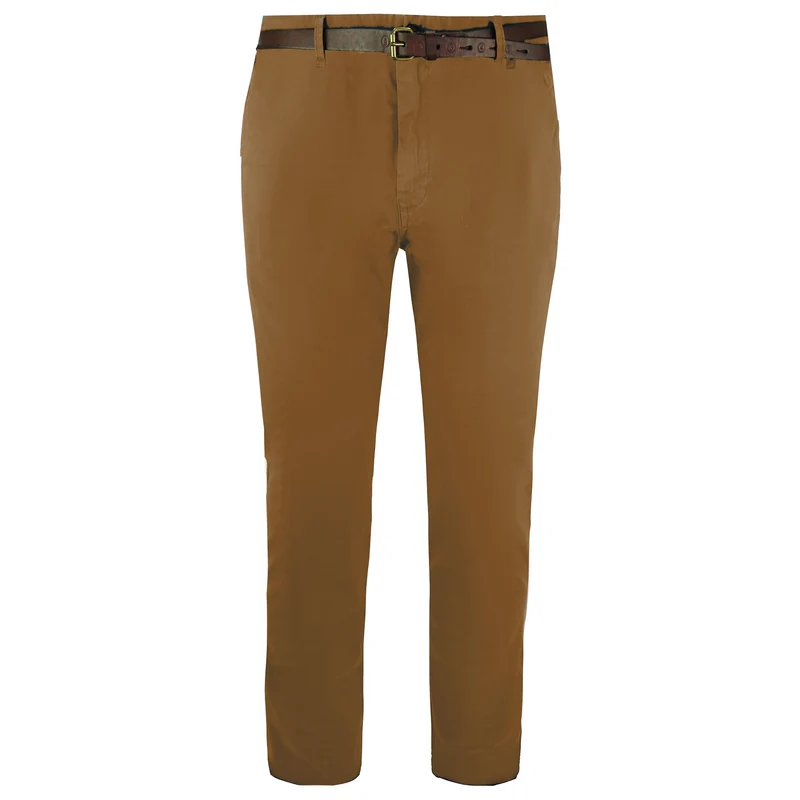 Scotch & Soda Regular Fit Mens Brown Chinos 36/32