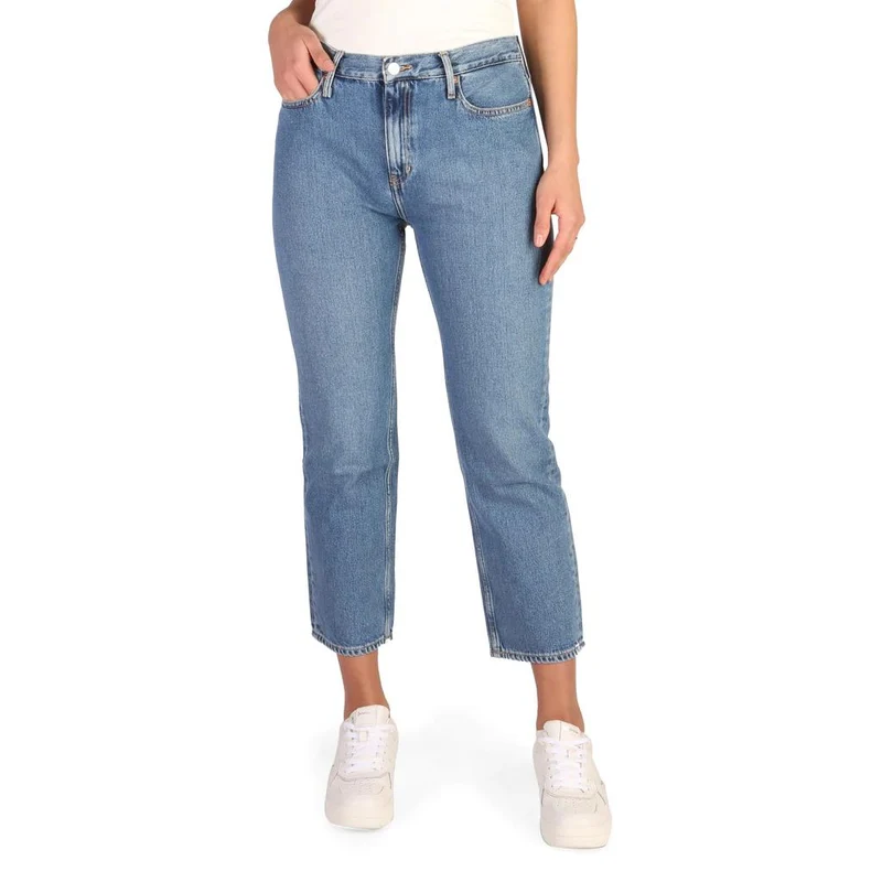Calvin Klein Jeans - Ti Hr Straight Ankle - Vintage Light Blue / 29