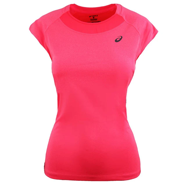 Asics Motion Dry Womens Pink Running Top M
