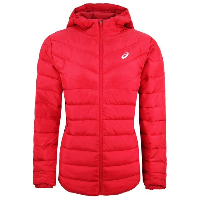 Asics Padded Womens Red Coat XS