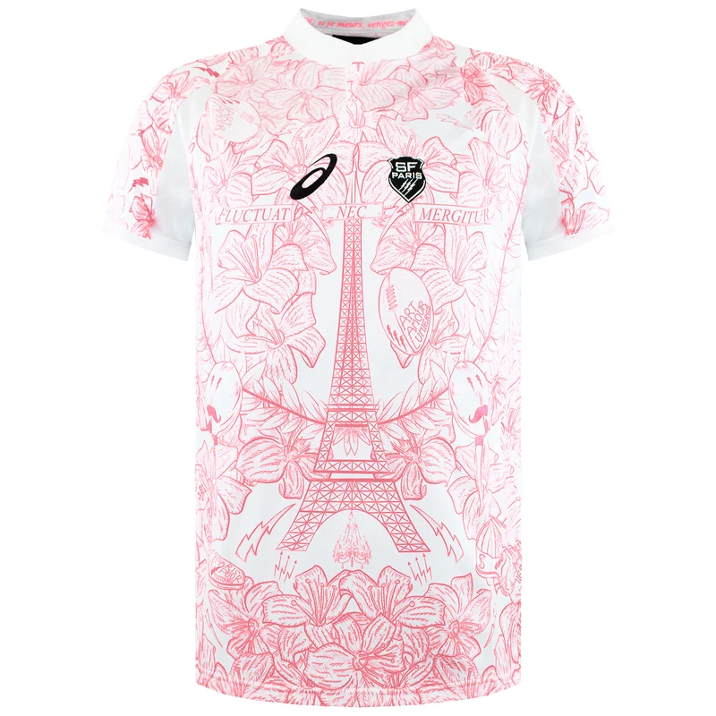 Asics Stade Francais Paris 2018/19 Mens Rugby Shirt 4XL
