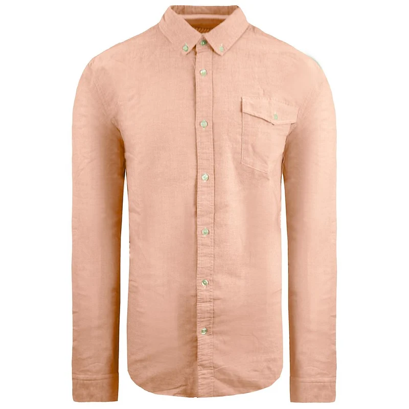 Scotch & Soda Oxford Mens Peach Shirt XXL