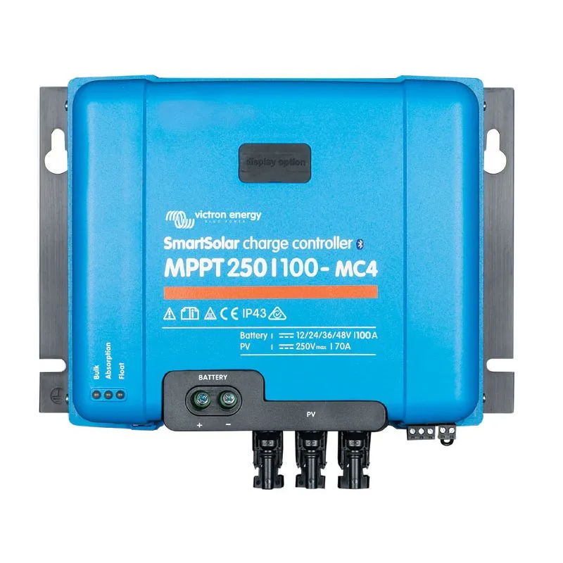 Controlador Carga Bateria Solar Victron Centrium Energy Scc125110310 Bluesolar Mppt 250V 100A 12/24/48V Mc4 Smart Energy