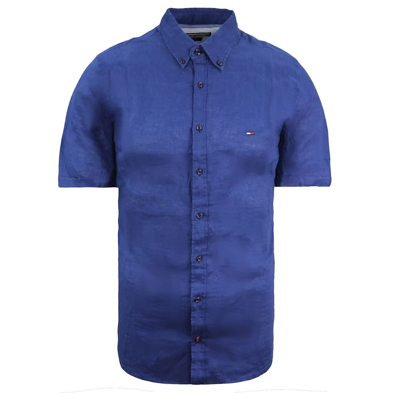 Tommy Hilfiger Mens Blue Oxford Shirt M